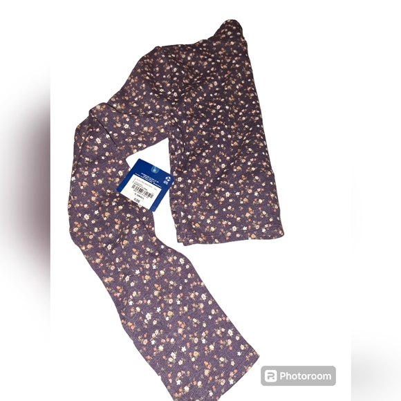 🆕️Arizona Jean Purple Floral Cropped Turtleneck Sz XS NWT - Picture 3 of 4